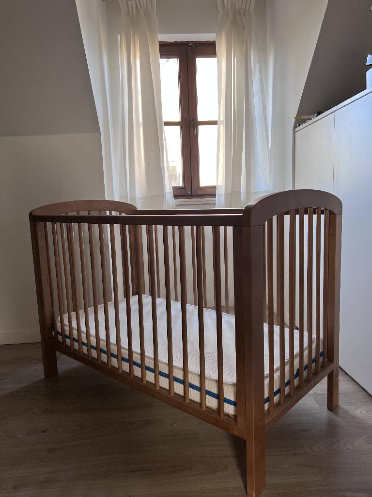 Bed Baby babybed, Ophalen, Gebruikt, Minder dan 140 cm, Matras