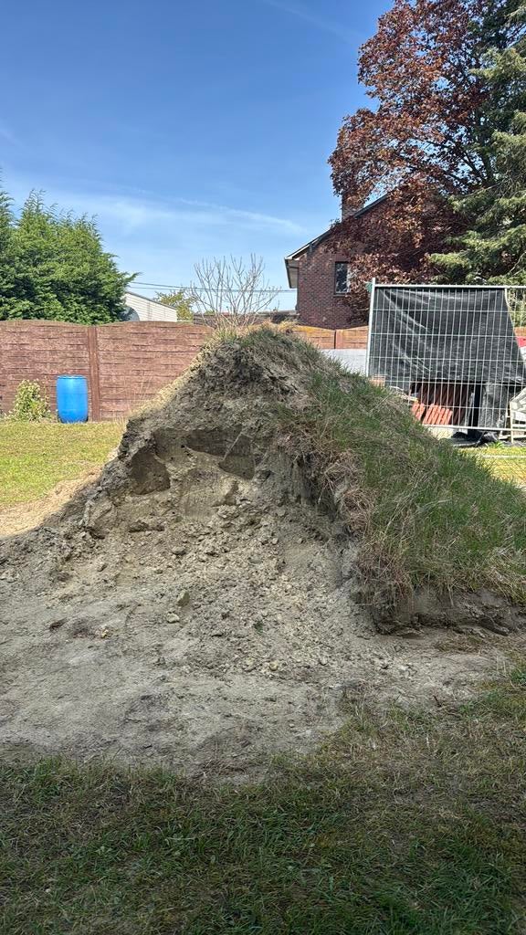 Gele zand gratis, Tuin en Terras, Ophalen
