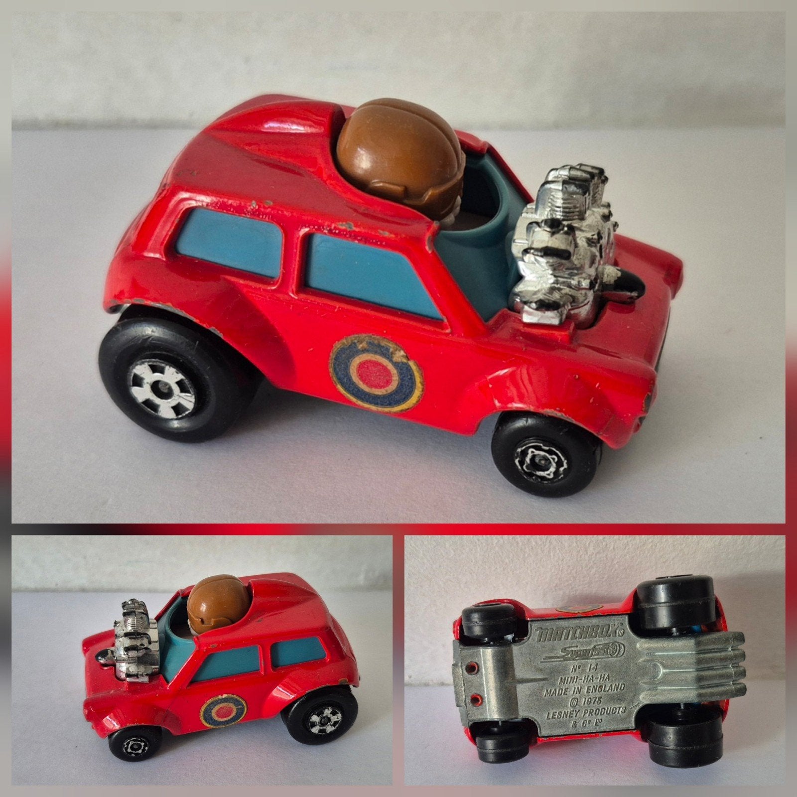 Matchbox 14-B 1975 Mini Ha-Ha, Ophalen of Verzenden, Gebruikt