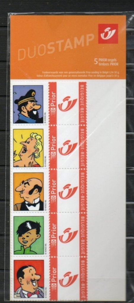 duostamps sous blister : Tintin et ses amis, Postzegels en Munten, Ophalen