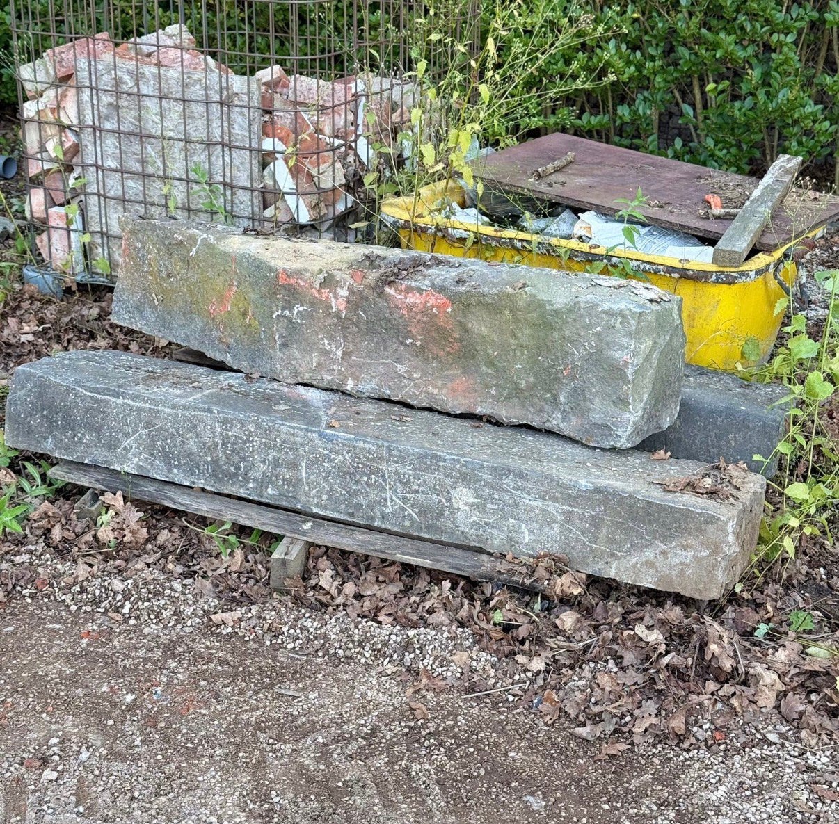 GRATIS – restant bouwmaterialen / natuursteen / stenen, Enlèvement, Comme neuf, Pierre naturelle