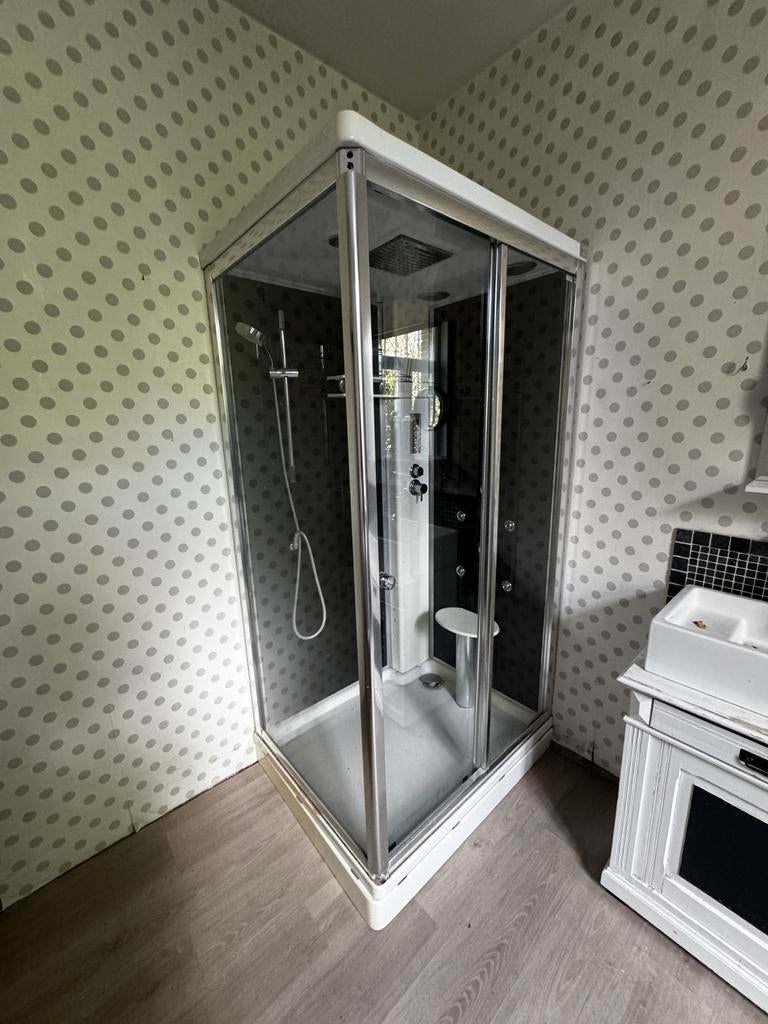 Cabine de Douche Hydromassante Intégrale - Multifonctions, Ophalen, Zo goed als nieuw