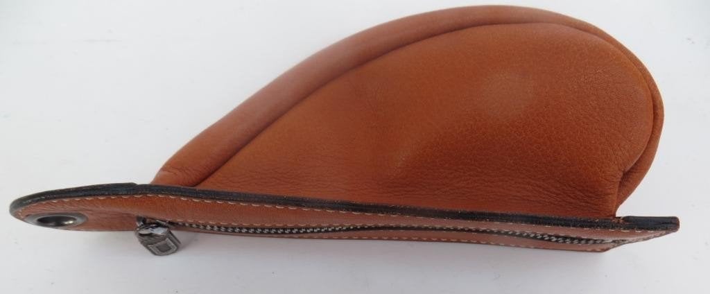 Delvaux portemonnee of zakje voor sleutels, Overige merken, Gebruikt, Bruin, Ophalen of Verzenden
