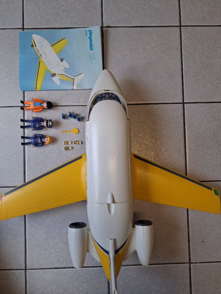 Playmobil Set 3185 - Vliegtuig, Ophalen, Gebruikt, Losse onderdelen, Voertuig