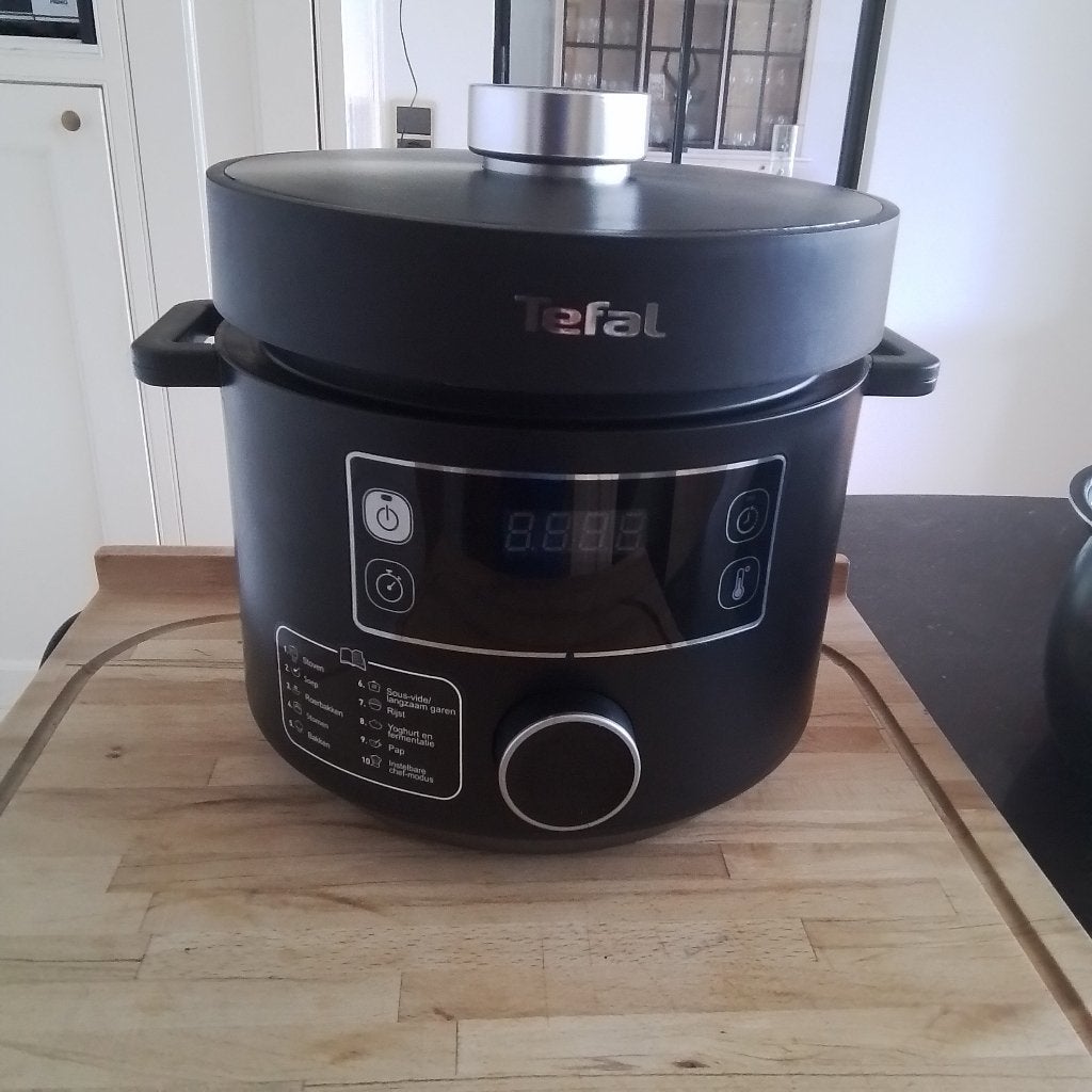 Nieuwe TEFAL Turbo Cuisine Fast Multicooker 4,8 L, Ophalen, Tefal, Met deksel, Nieuw
