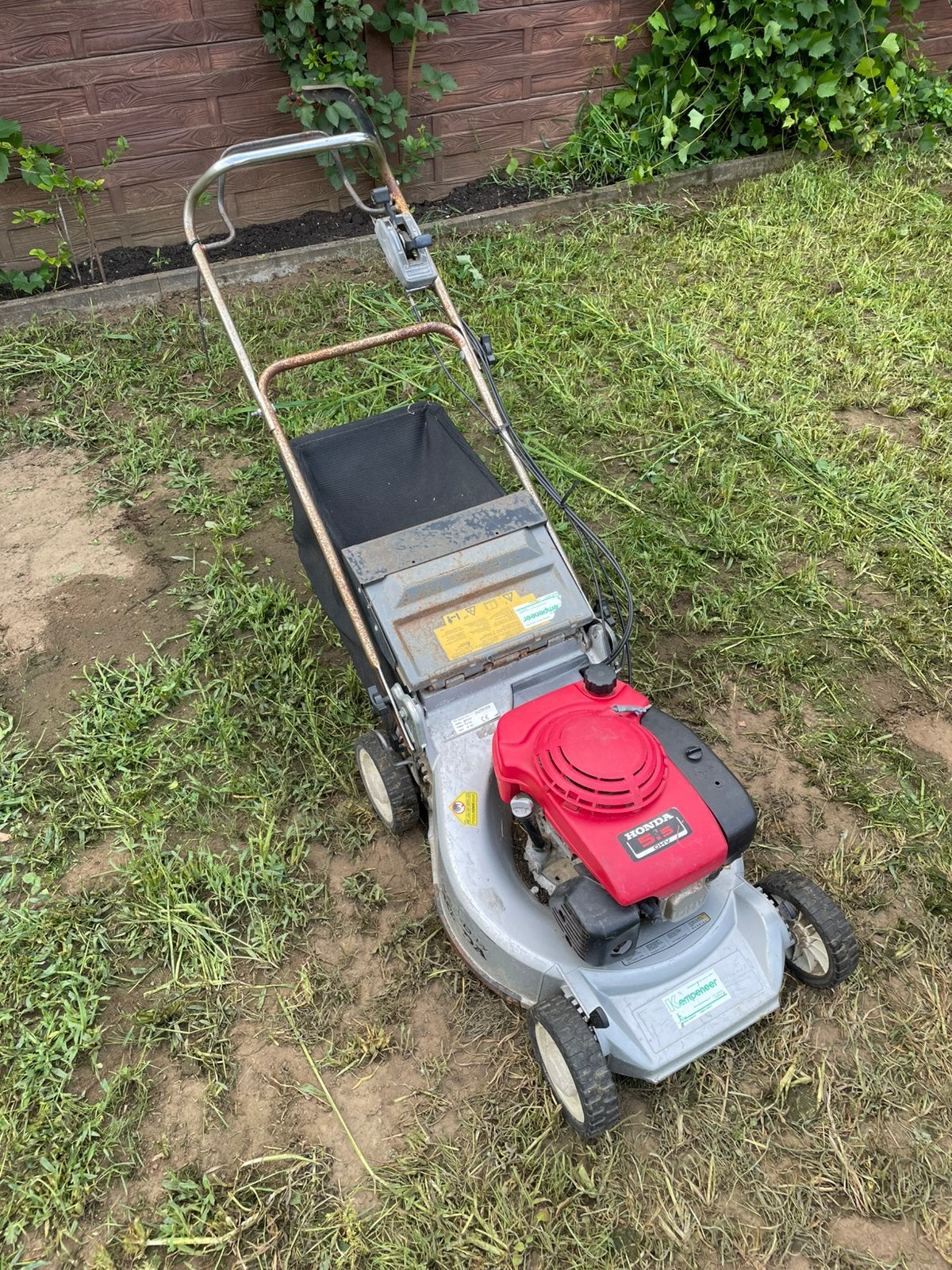 Grasmaaier honda 5.5 pk, Enlèvement, Comme neuf