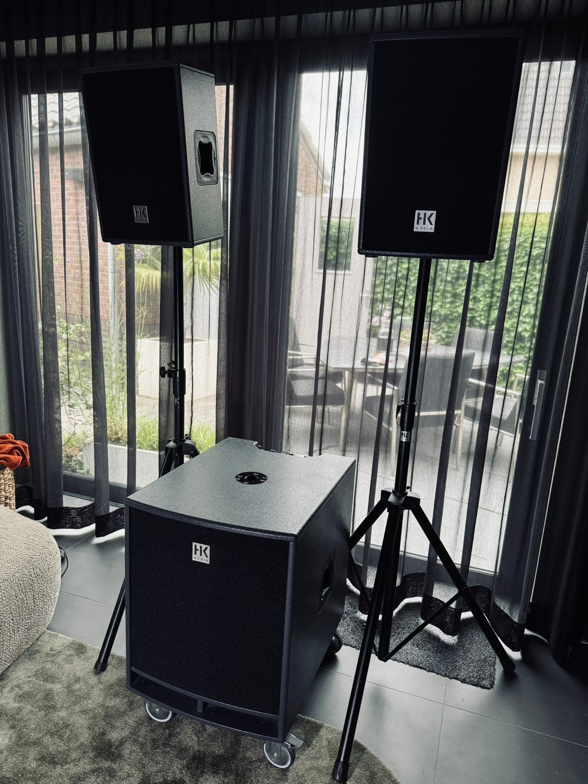 HK Audio Lucas 2000 PA-set – Zeer nette staat, Ophalen, Zo goed als nieuw, Subwoofer