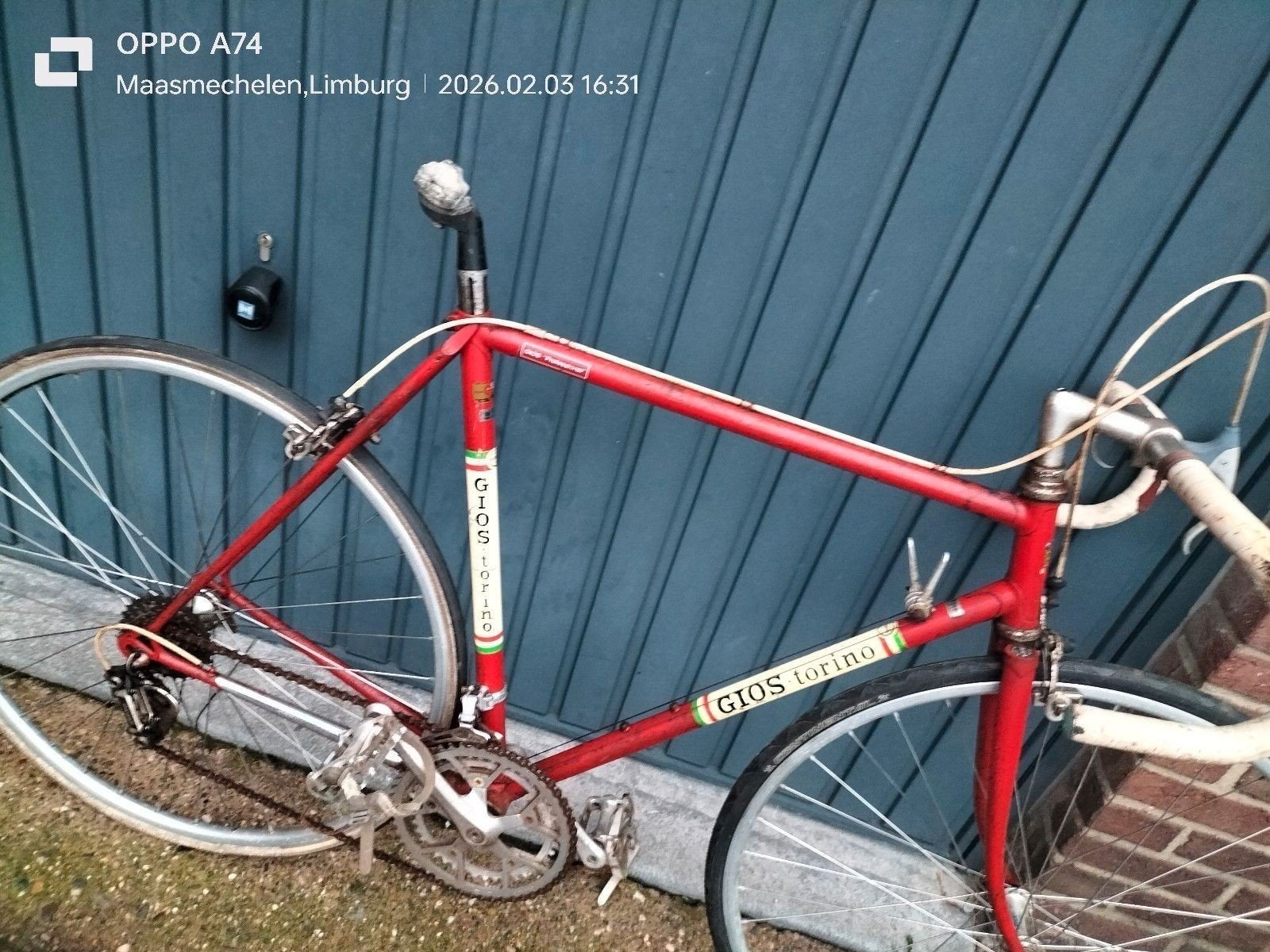 Oude fietsfiets, Ophalen