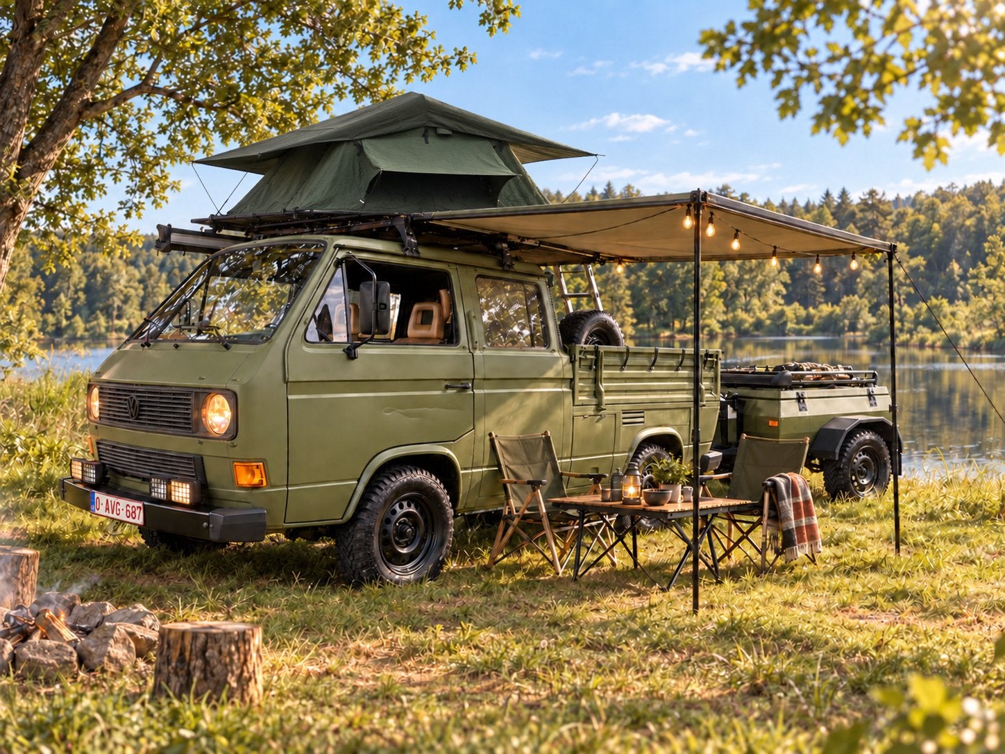 Volkswagen T3 Doka 1.6 Turbo Diesel – topstaat, Auto's, Dealer onderhouden, Beige, 4 cilinders, Particulier