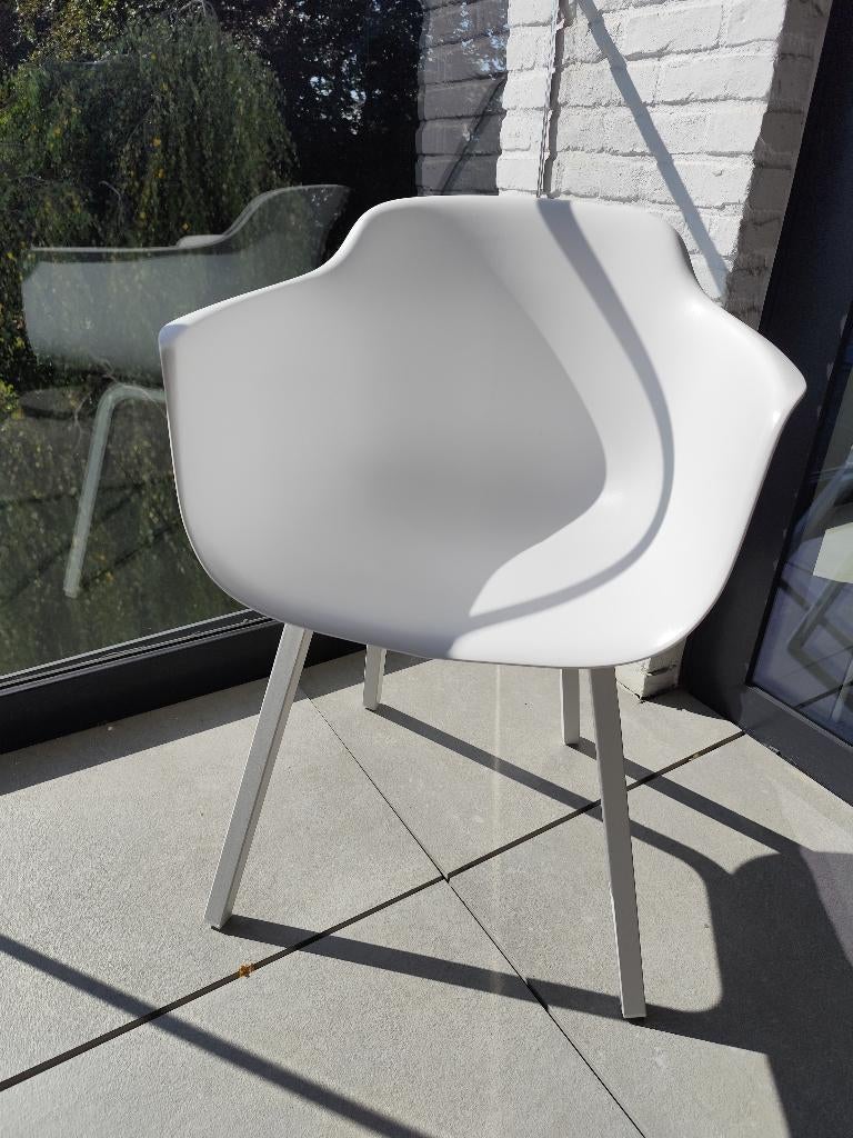 Chaises de patio (table via une annonce séparée), Enlèvement, Comme neuf, Synthétique