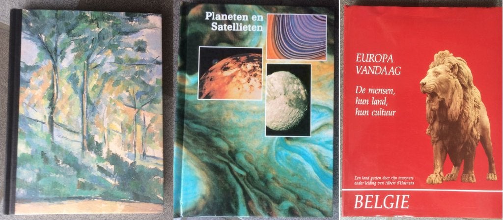 Livres d'histoire de l'art (3 pièces) (la forêt et l'homme, Enlèvement, Utilisé, Nature en général, ARTIS HISTORIA
