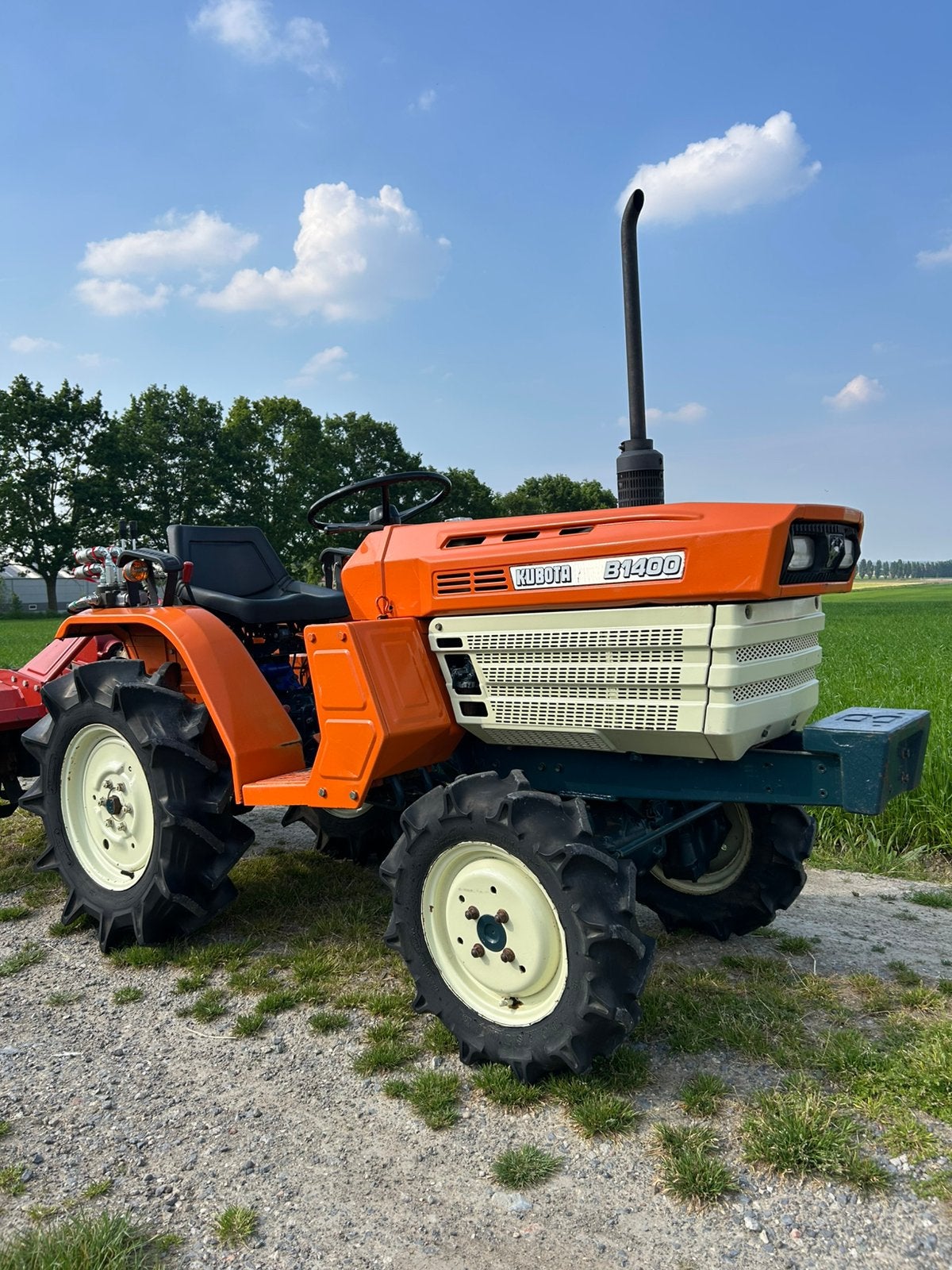 Kubota minitractor 4x4., Enlèvement