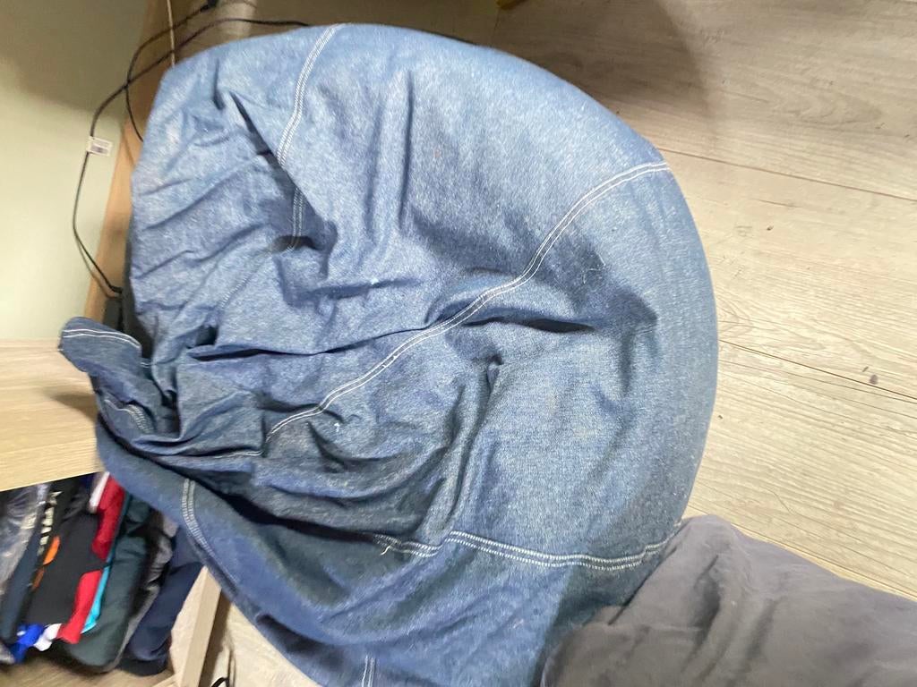 Pouf « jeans » B-bob, Huis en Inrichting, Ophalen, Zo goed als nieuw, Zitzak
