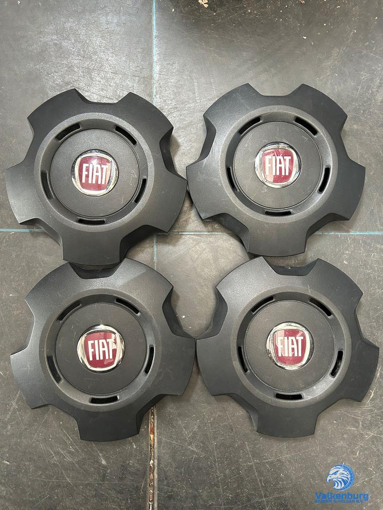 ORIGINELE Fiat Talento naafkap naafdop wieldop set zwart chr, Gebruikt, -, Verzenden, -