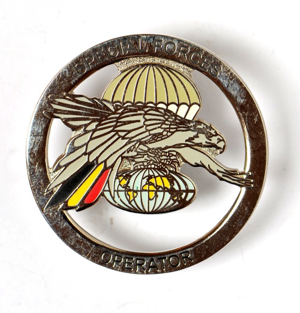 Special Forces Operator - breloque, Envoi, Armée de terre, Emblème ou Badge