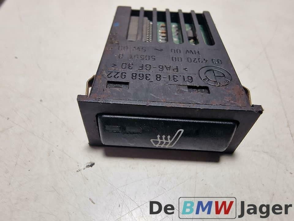 Schakelaar stoelverwarming zwart BMW 3-serie E46 61318368922, Gebruikt, Ophalen of Verzenden, BMW, BMW