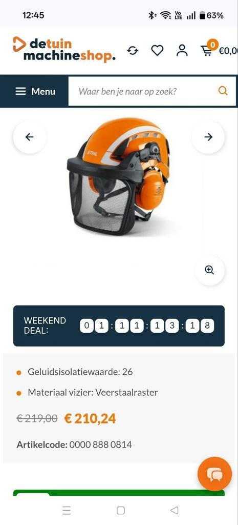Splinternieuwe Forestry hard hat, Doe-het-zelf en Bouw, Veiligheidshelmen, Ophalen