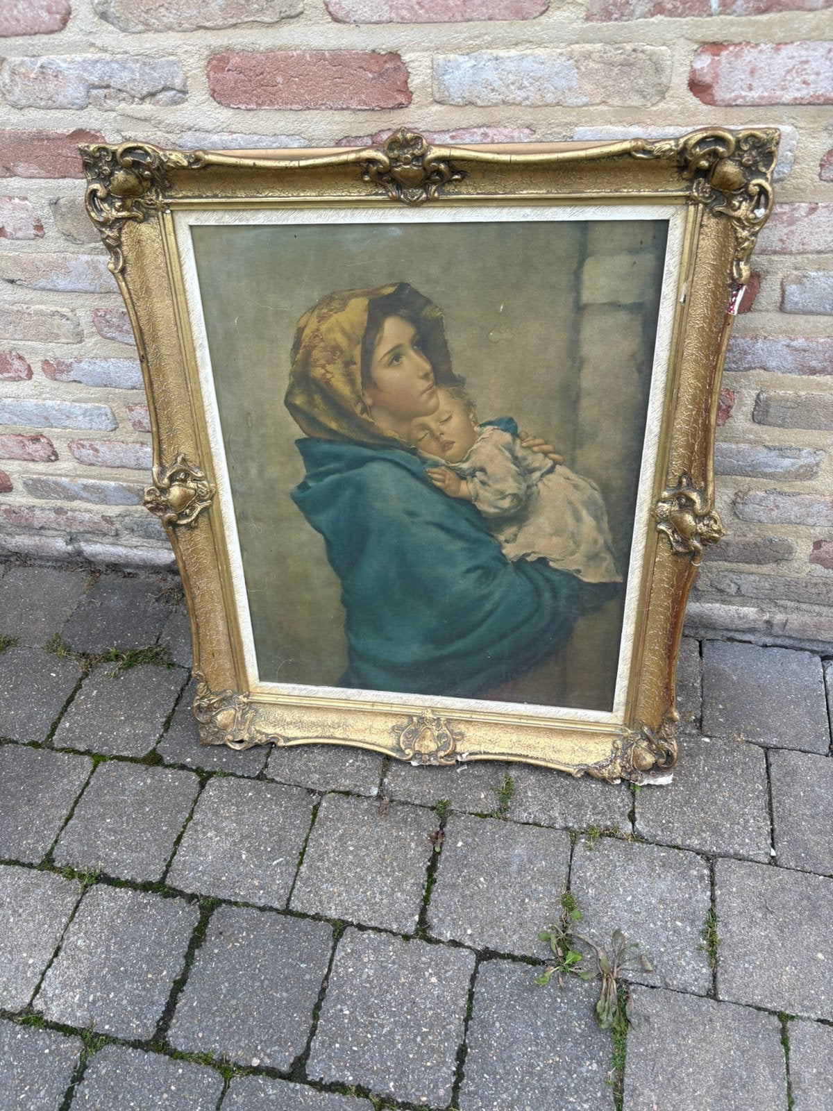 Mooi schilderij met kader, Enlèvement