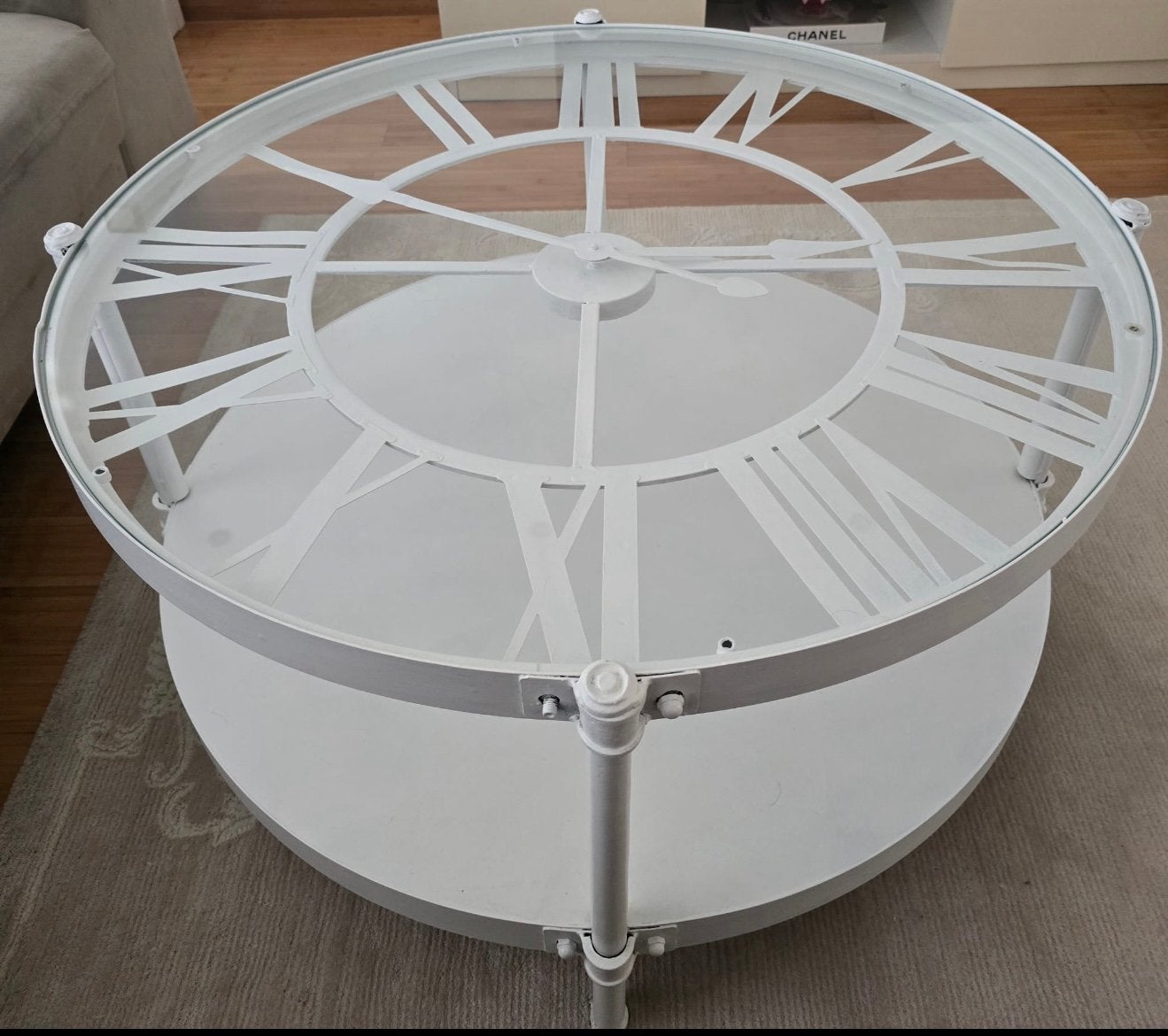 Table de salon blanc, Huis en Inrichting, Ophalen, Zo goed als nieuw