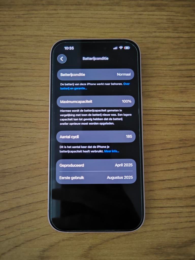 IPhone 15 100% batterij, Ophalen, IPhone 15