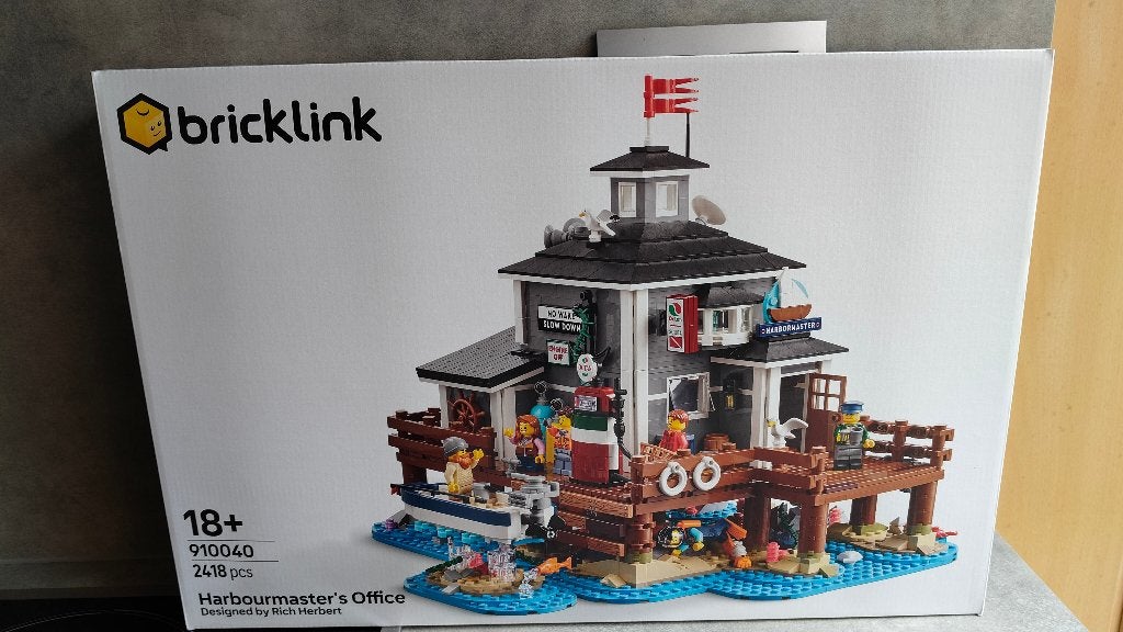 lego bricklink 910040 kantoor van de havenmeester, Lego, Nieuw, Ophalen of Verzenden, Compleet