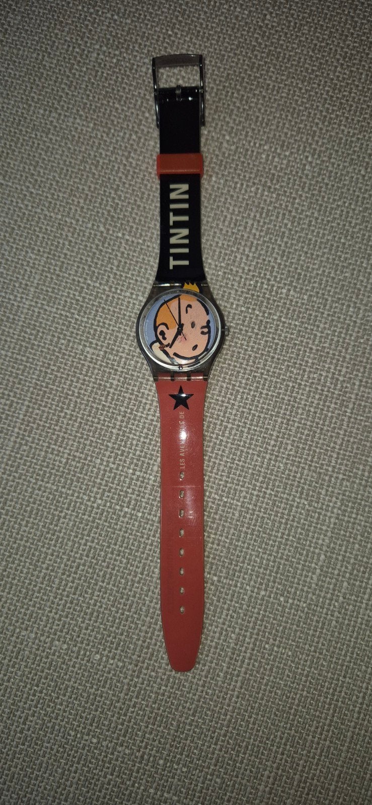 swatch uurwerk kuifje, Verzamelen, Ophalen of Verzenden, Kuifje