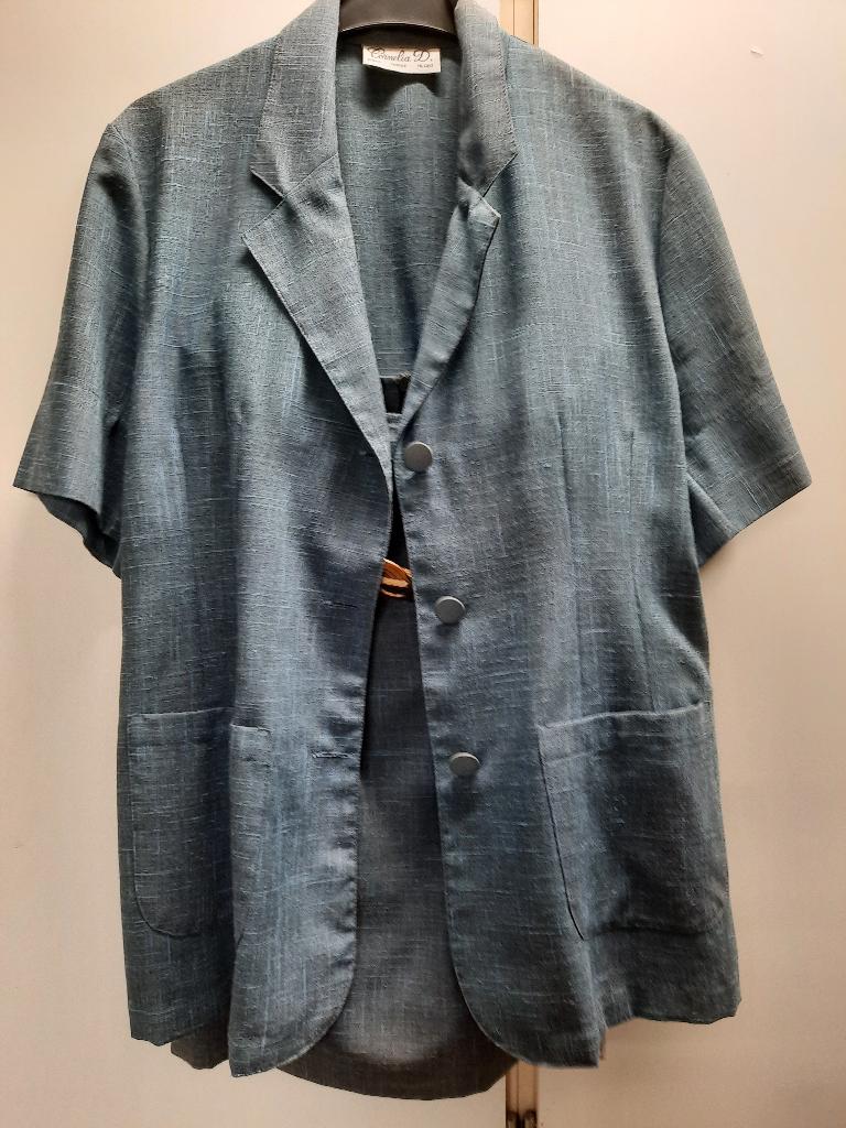costume en jean pour femme, Taille 42/44 (L), Enlèvement ou Envoi, Comme neuf, Bleu