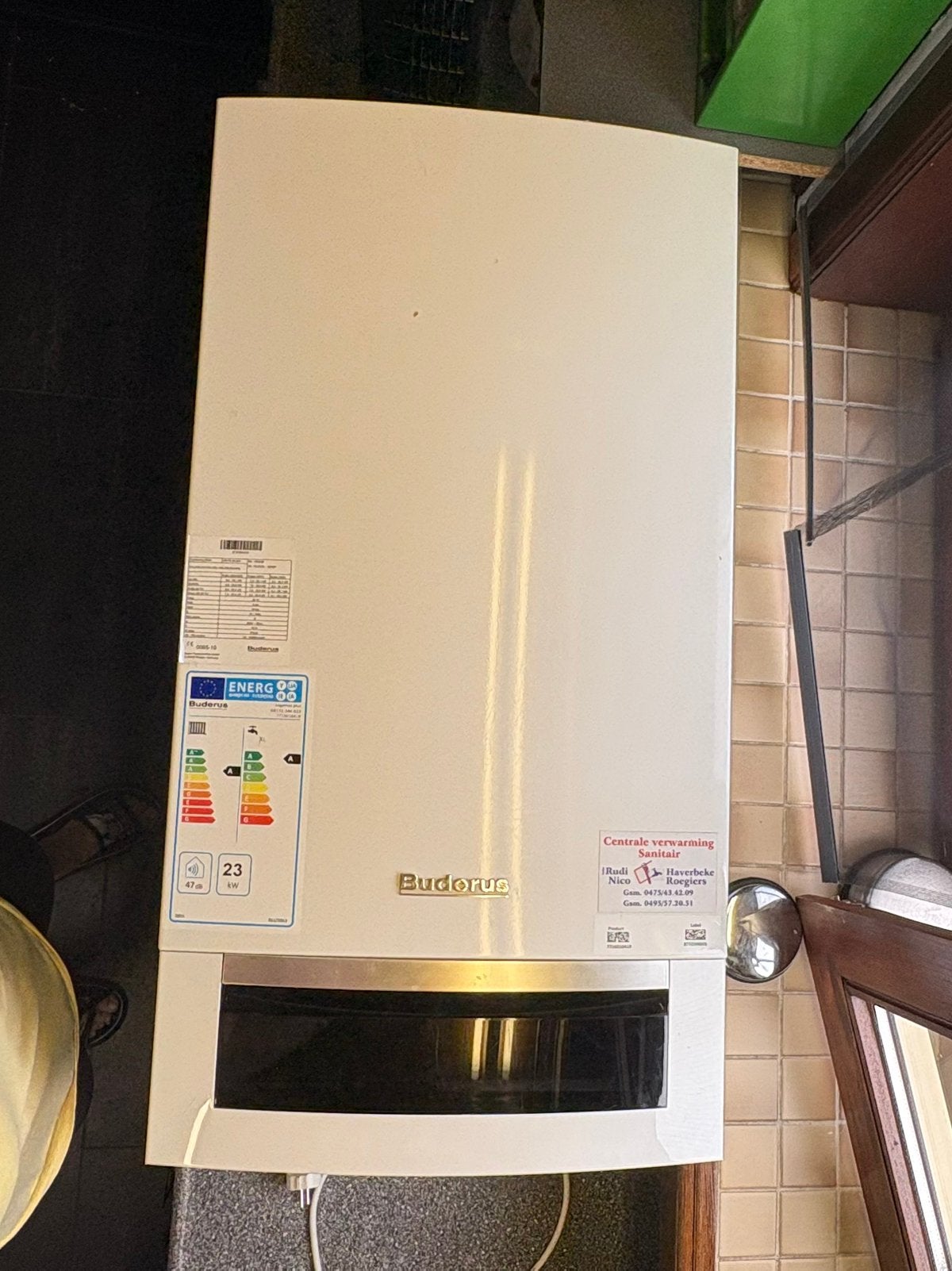 Buderus Logamax Plus GB172-24K condensatieketel, Bricolage & Construction, Chauffe-eau & Boilers, Enlèvement, Utilisé, Gaz naturel