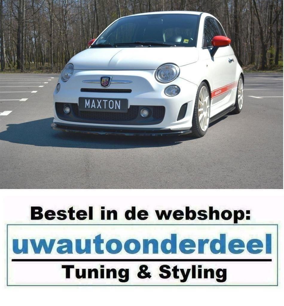 Maxton Design Spoiler Lip Splitter Voor Fiat 500 Abarth MK1, Envoi