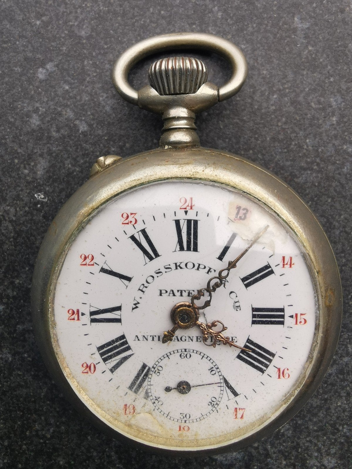 Roskopf zakhorloge, Handtassen en Accessoires, Ophalen of Verzenden