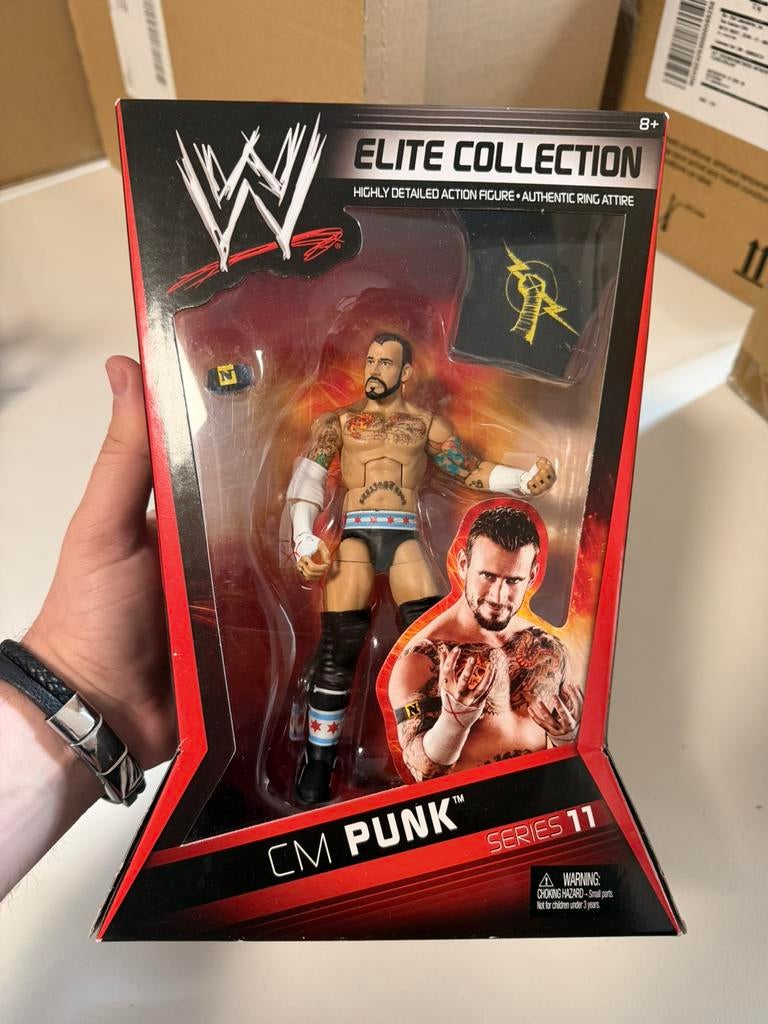 WWE Mattel CM Punk Elite 11, Ophalen of Verzenden, Nieuw