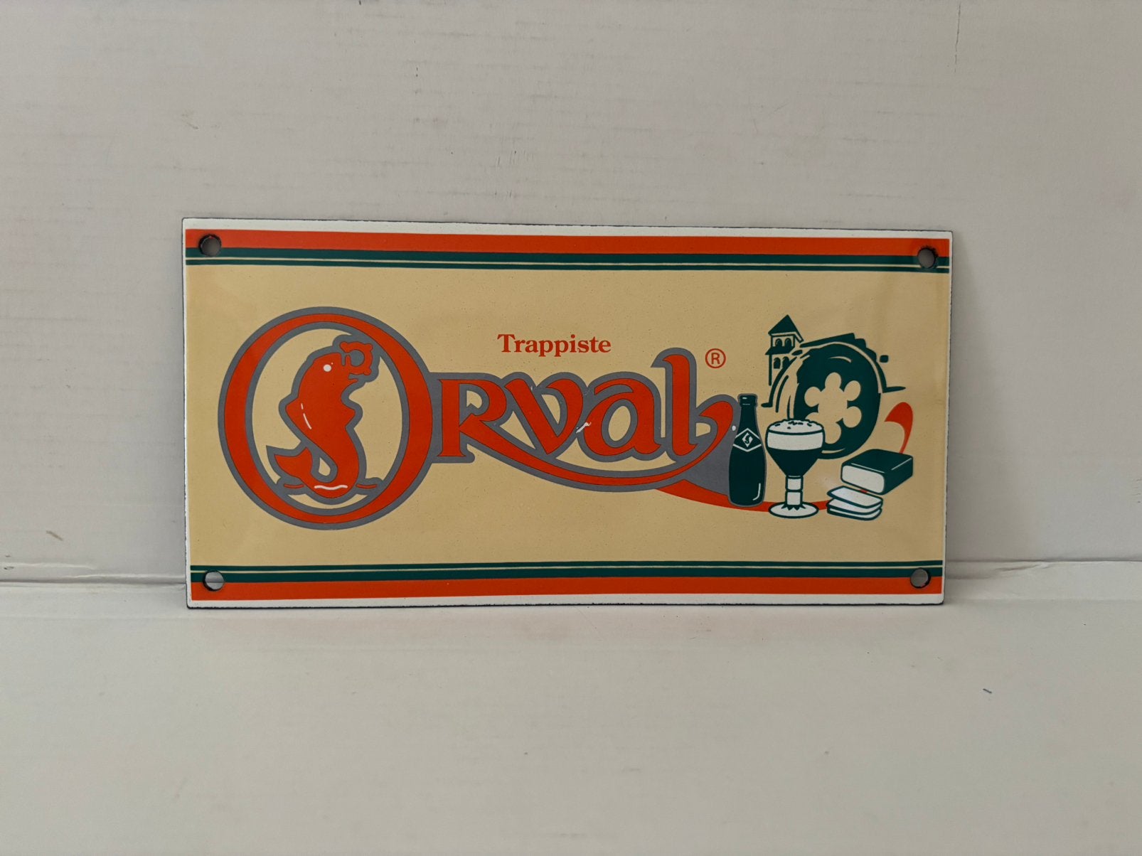Plaque émaillée orval, Enlèvement ou Envoi