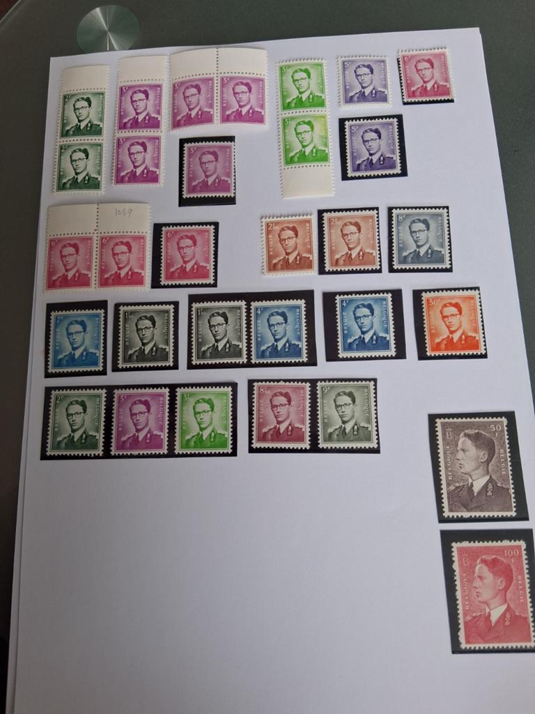 Postzegels: Koning Boudewijn verschillende, Postzegels en Munten, Postzegels | Volle albums en Verzamelingen, Ophalen of Verzenden