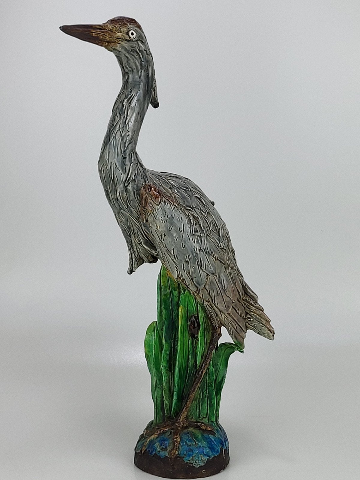 Antieke grote Chinese vogel beeld, Ophalen of Verzenden, Beeld