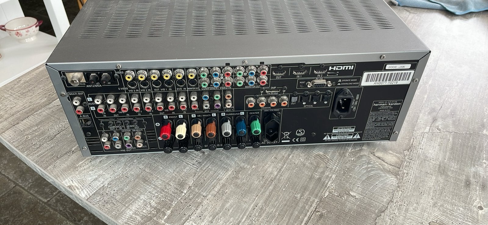 Harman kardon AVR 347 versterker, Audio, Tv en Foto, Professionele apparaten, Ophalen, Zo goed als nieuw