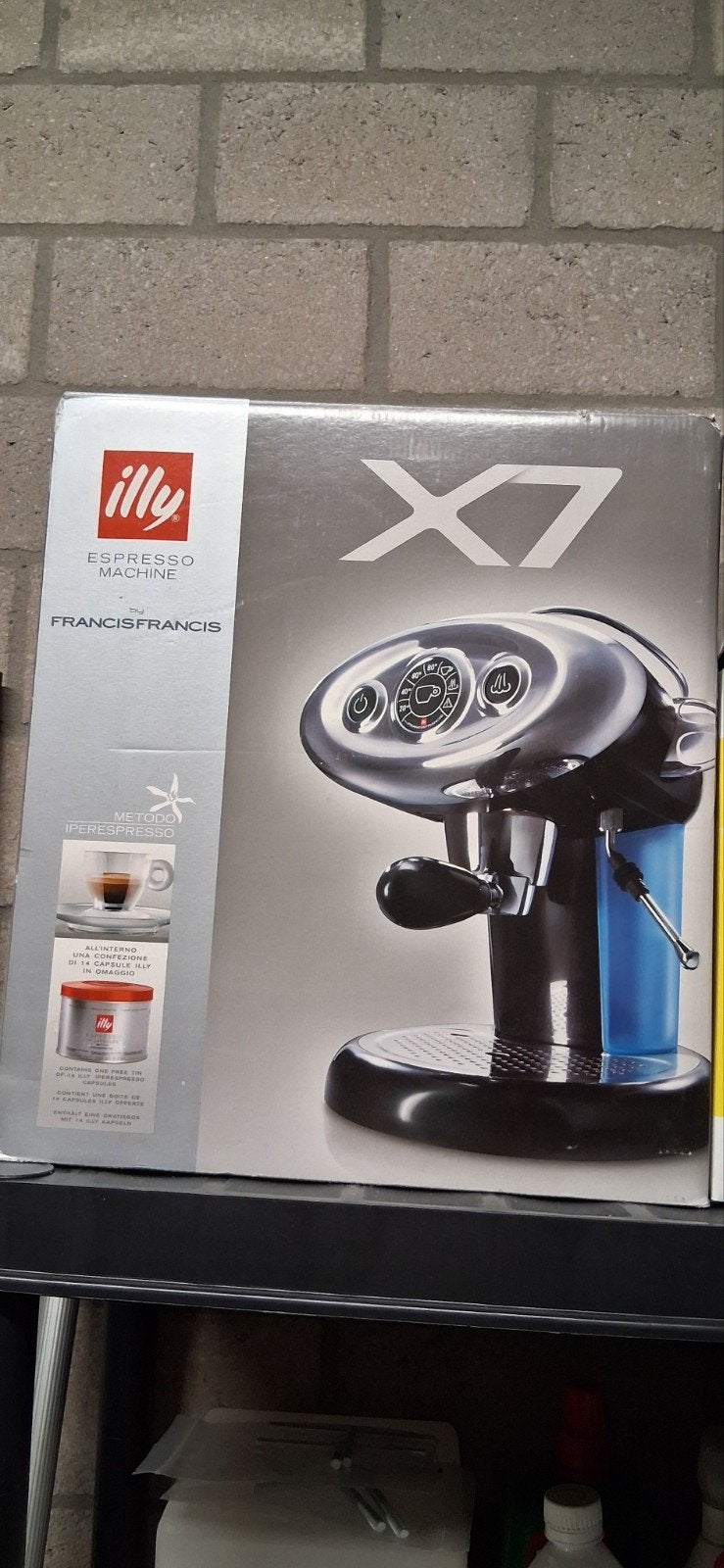 koffiemachine Illy x7, Enlèvement, Réservoir d'eau