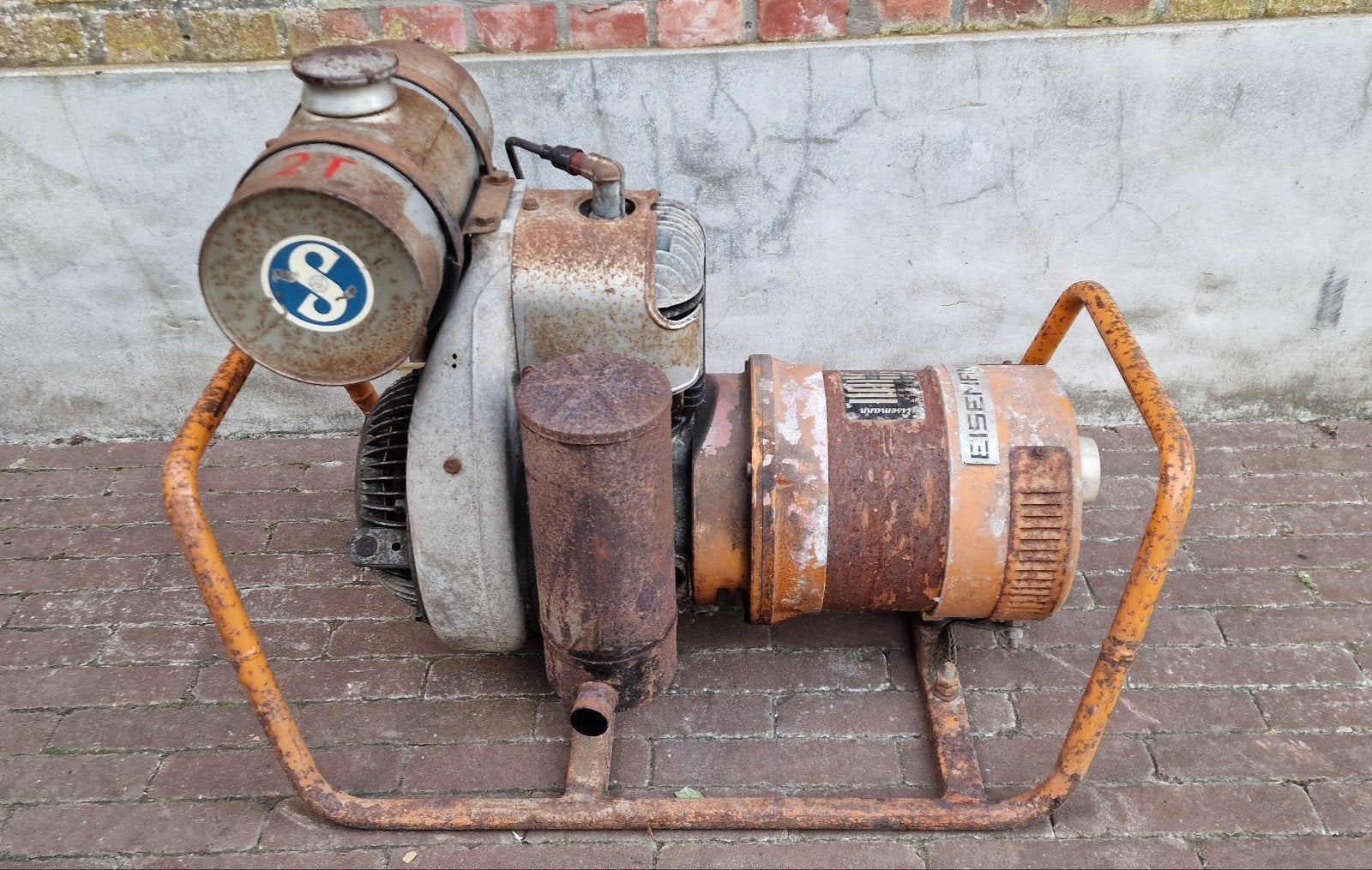 Eisemann generator met Sachs Stamo 202 motor, ex-brandweer, Ophalen, Gebruikt, Overige typen