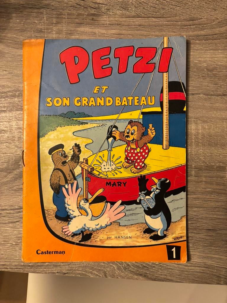 Ancien Livre Petzi, Plusieurs BD, Enlèvement, Utilisé