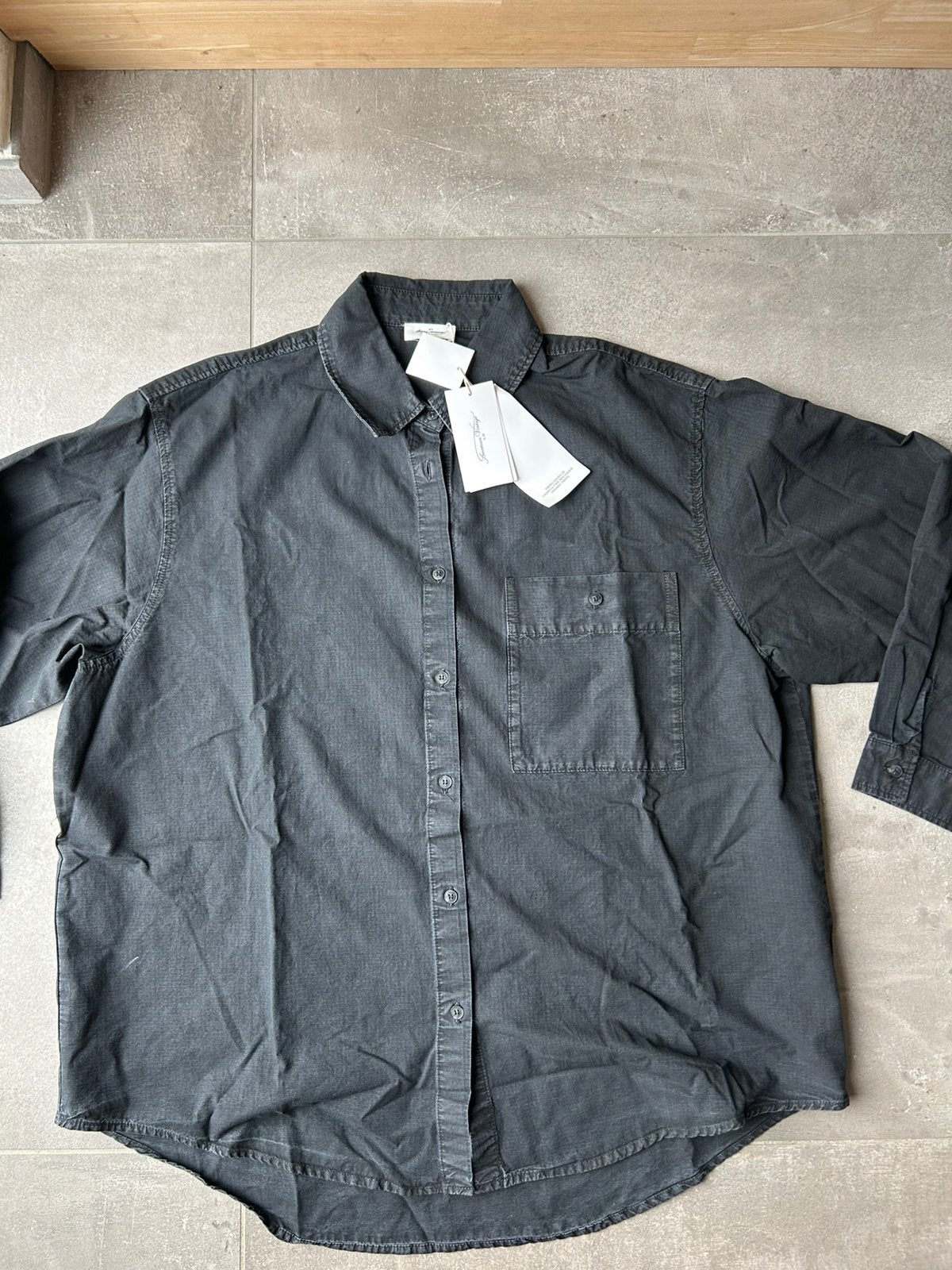 American vintage - Oversized shirt dames. Maat XS/S. Nieuw, Ophalen of Verzenden, Nieuw, Maat 36 (S), Grijs