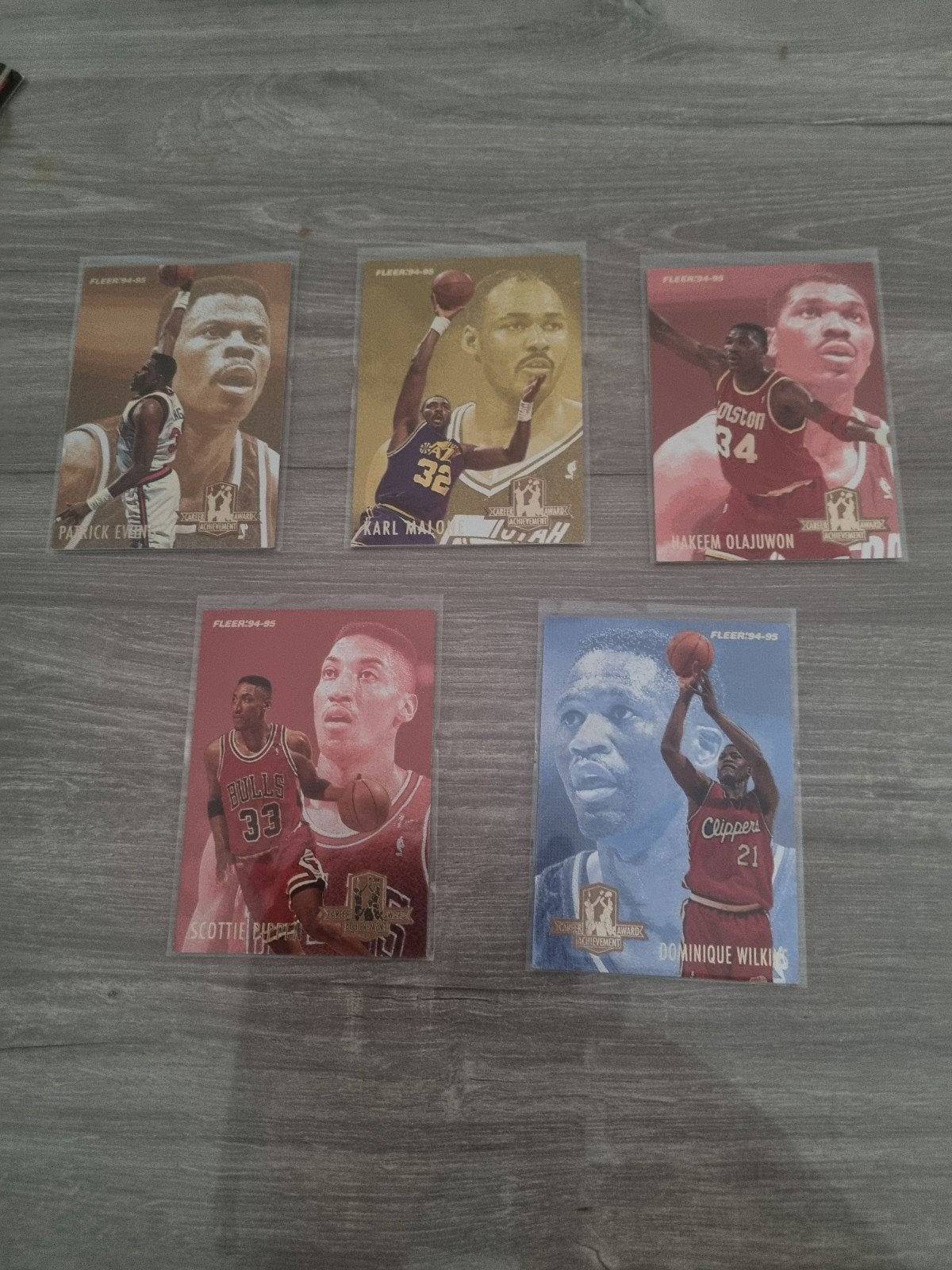 Fleer 94-95 (États-Unis), Enlèvement ou Envoi, Utilisé, Plusieurs images