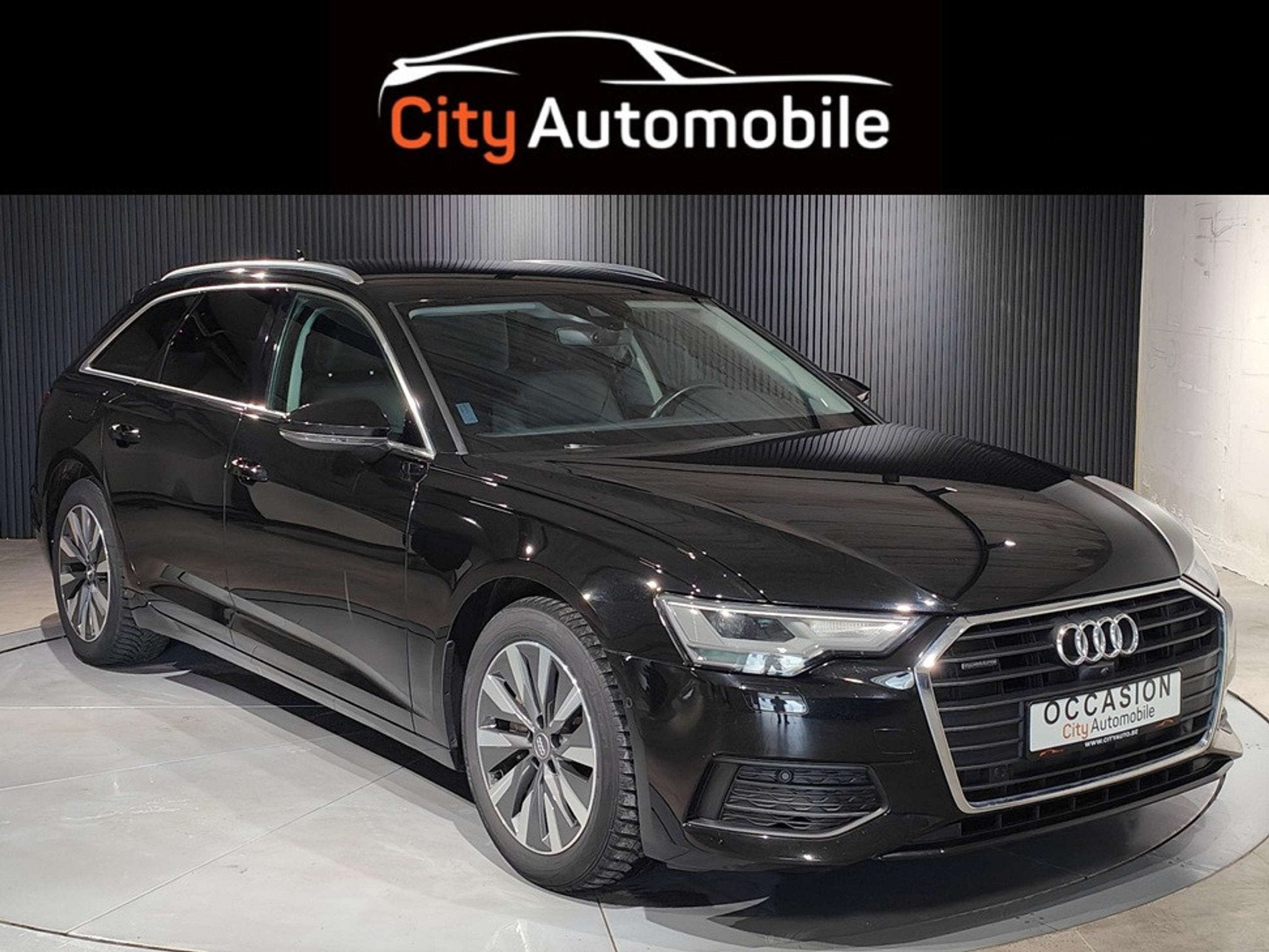 Audi A6 2.0 TDi S-TRONIC QUATTRO CARPLAY GPS SIEGES CHAUFF, Cuir, 1968 cm³, Noir, 5 portes