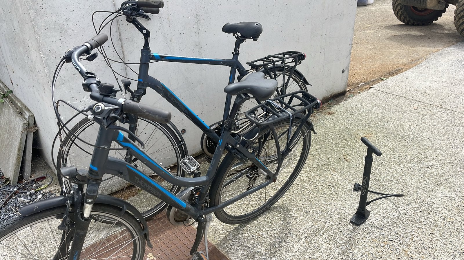 Koppen dames en herenfiets thompson, Enlèvement, Utilisé, 10 à 15 vitesses, Suspension
