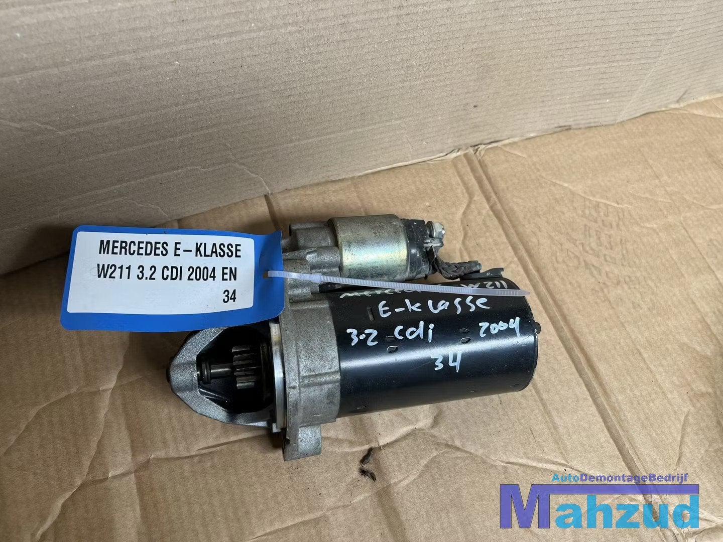 MERCEDES E-klasse W211 3.2 cdi Startmotor 2002-2009, Gebruikt, Mercedes-Benz AG, Mercedes-Benz, Mercedesstrasse 120
70372  Stuttgart, DE