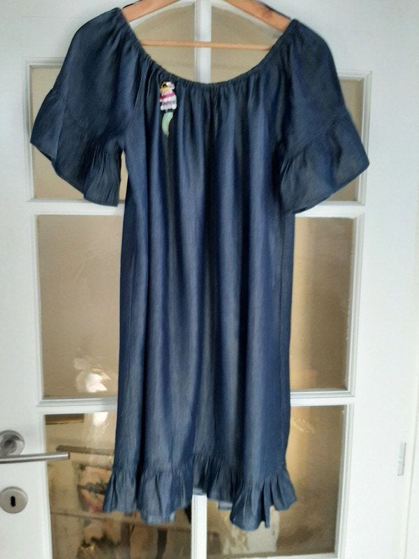 Jurken, Kleding | Dames, Ophalen, Maat 36 (S), Zwart, Boven de knie
