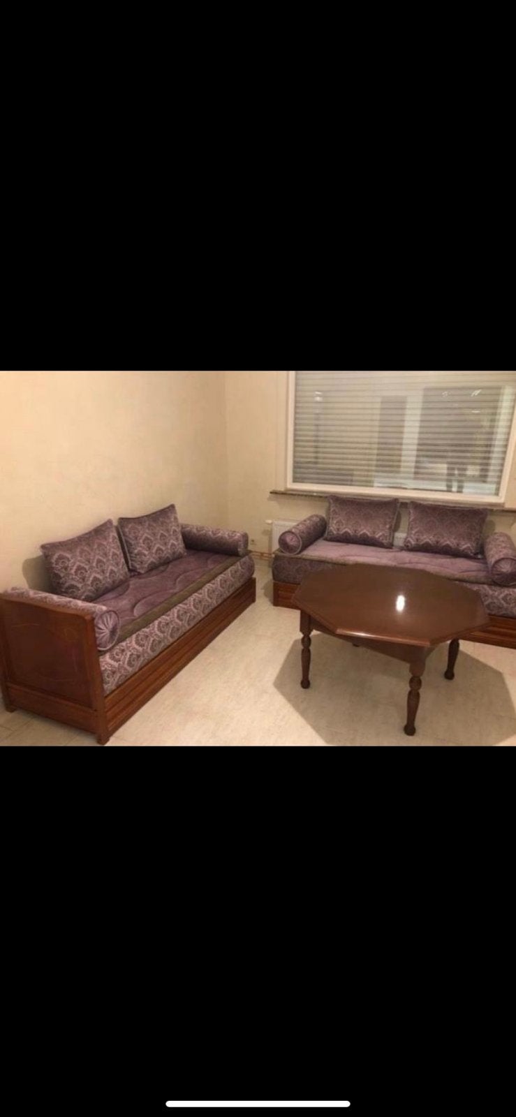 Lot salon marocain / oriental complet en bois, Enlèvement