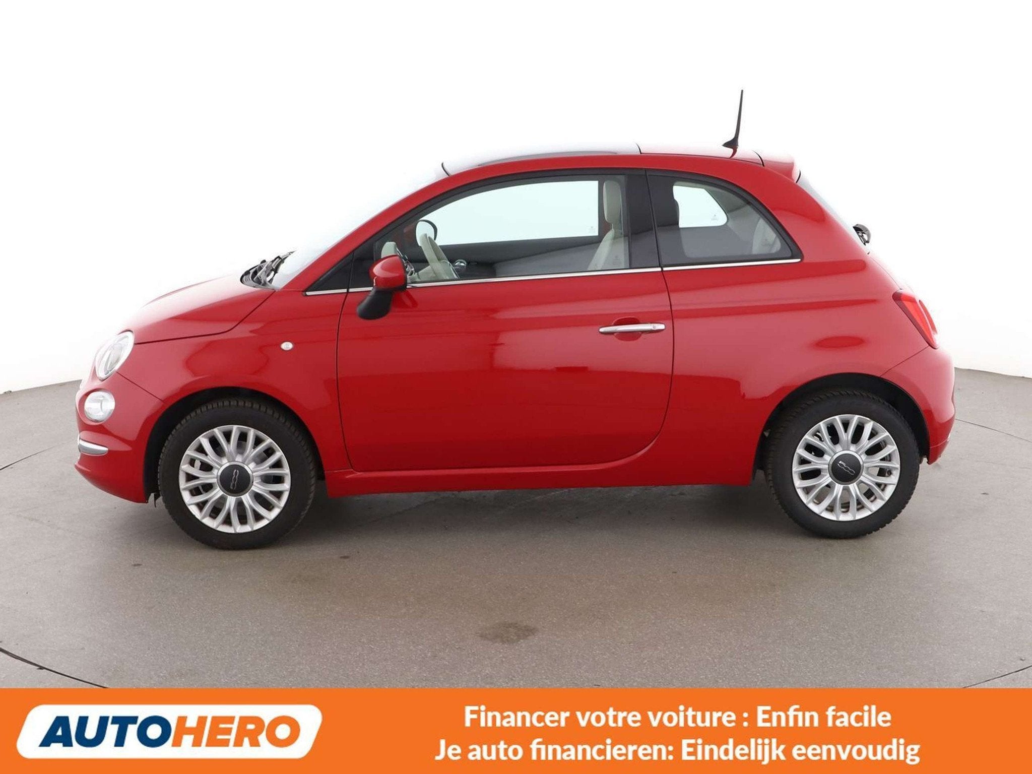 Fiat 500 1.2 Lounge (bj 2018), Auto's, Voorwielaandrijving, 4 zetels, Stof, Gebruikt