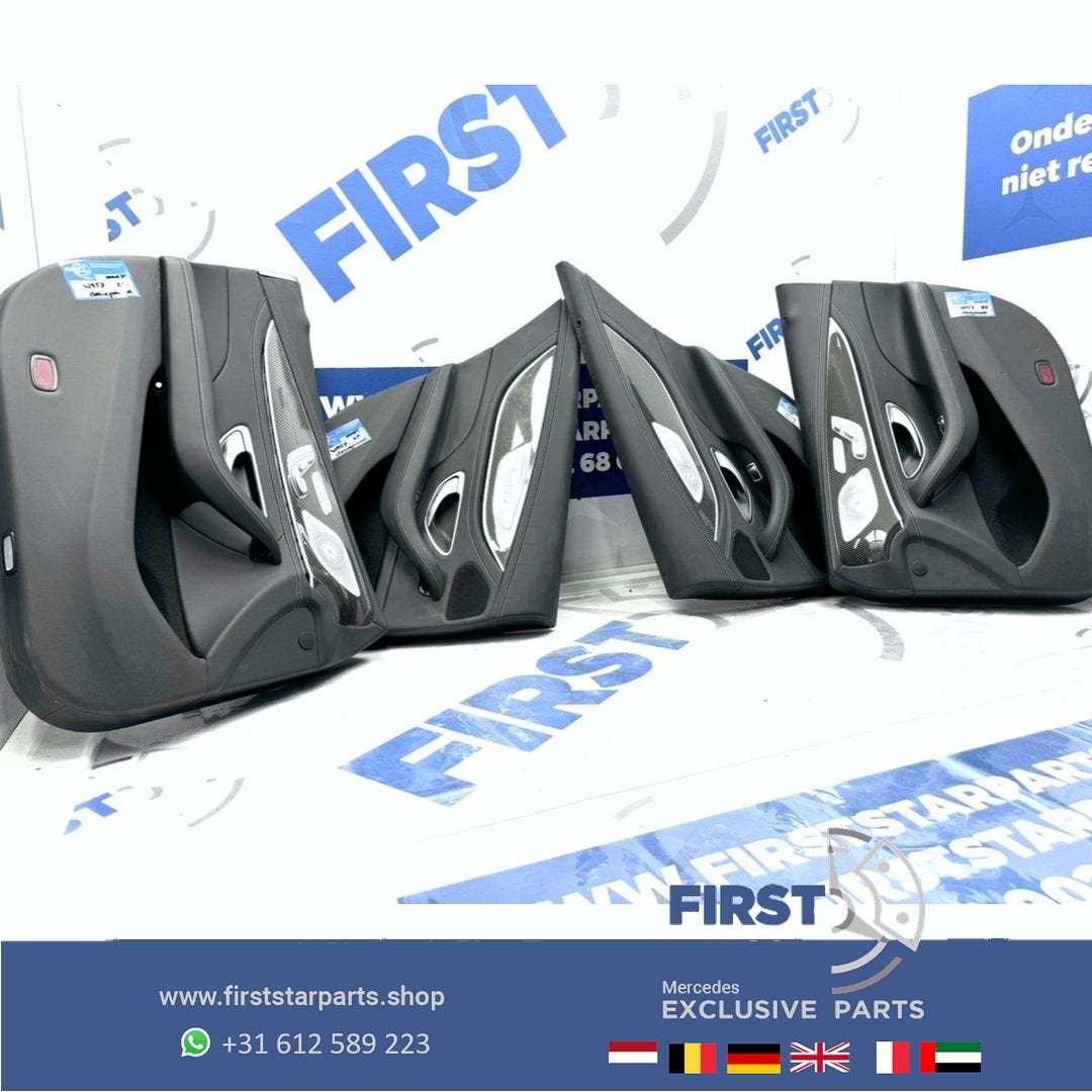 W257 C257 CLS KLASSE CARBON DEURPANEEL SET INTERIEUR LRVA PO, Gebruikt, -, Ophalen of Verzenden, -