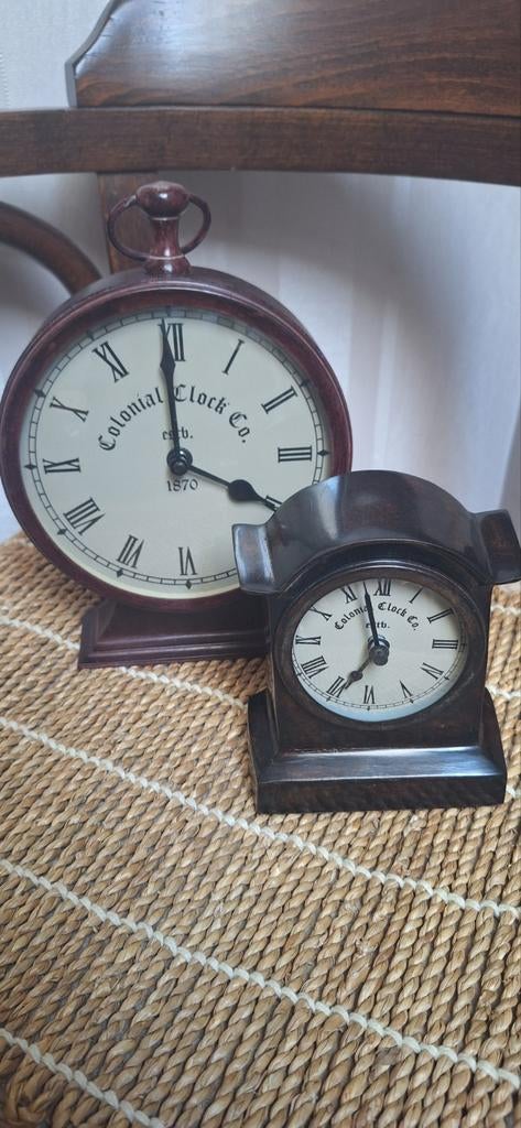 Tafelklokken Colonial Clock Co. metaal, Ophalen of Verzenden, Zo goed als nieuw