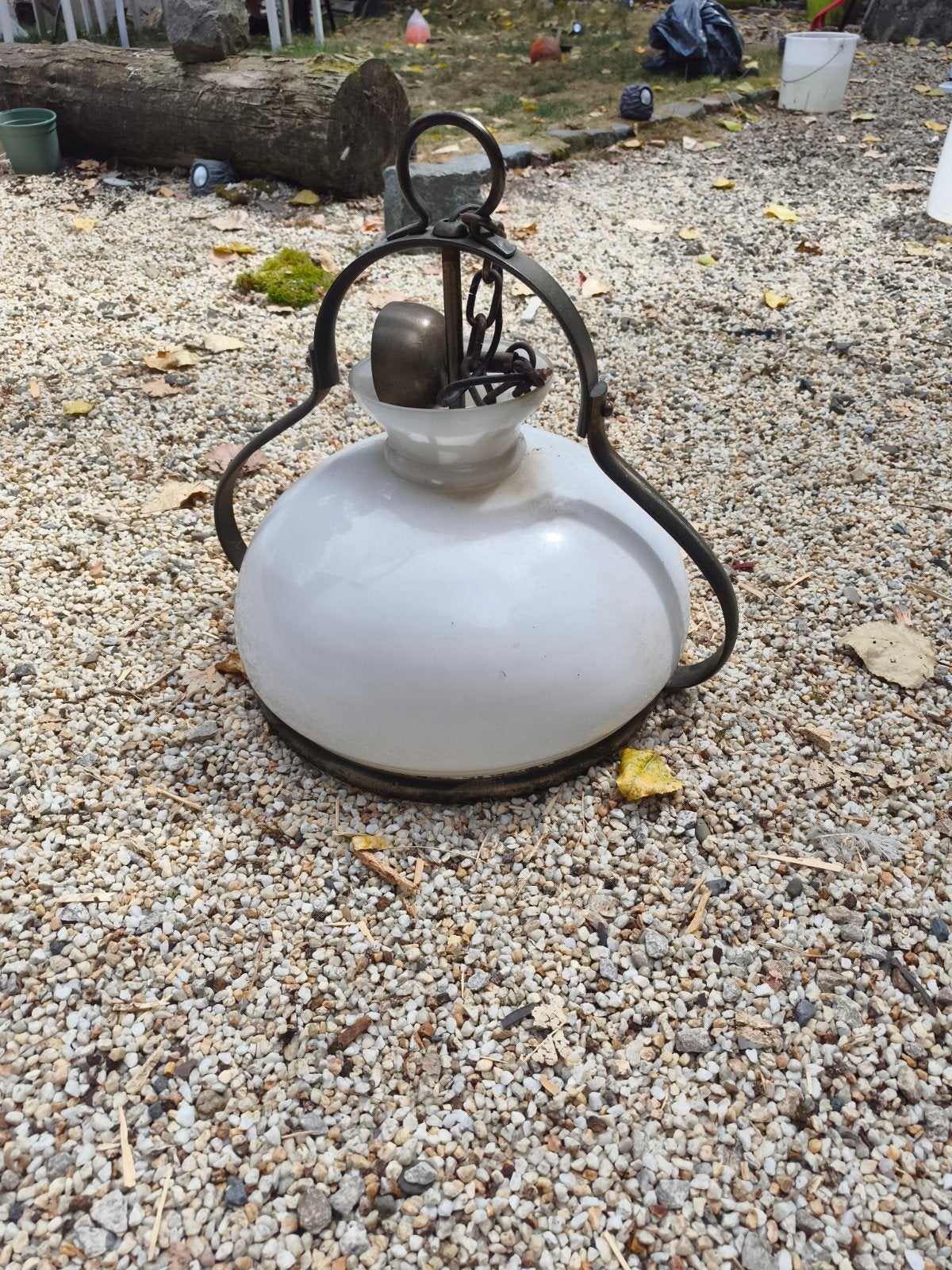 oude hanglamp, Huis en Inrichting, Lampen | Hanglampen, Ophalen