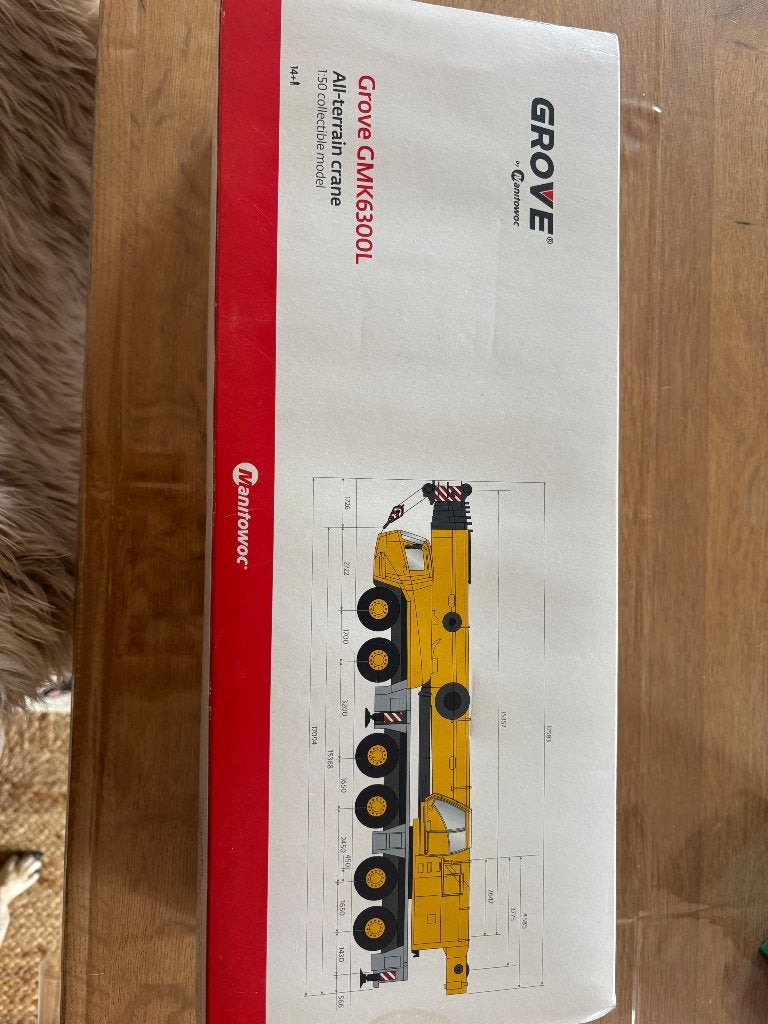 Modelkraan GMK6300L Grove, Hobby en Vrije tijd, Modelbouw | Auto's en Voertuigen, Ophalen, Nieuw, 1:32 tot 1:50, Overige merken